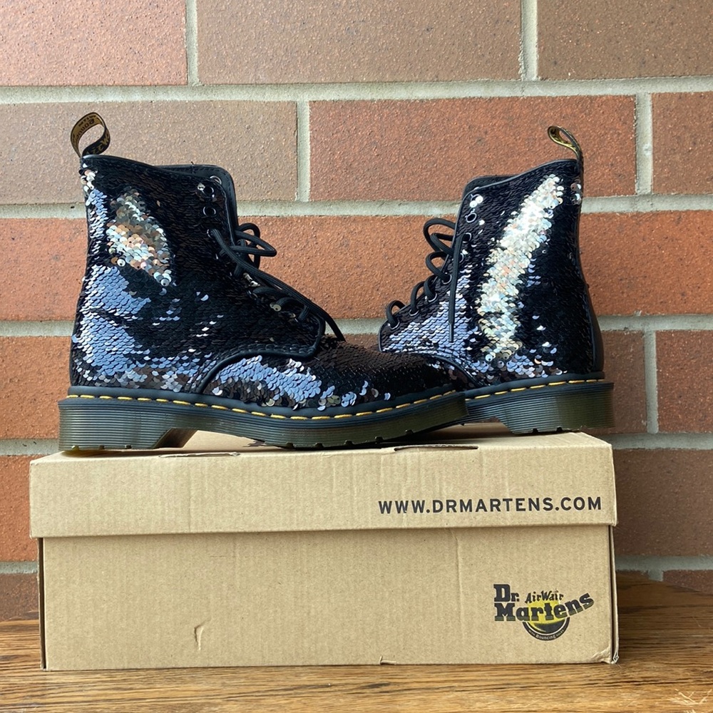 Doc Marten 1460 Pascal Sequin Boots Size 6 - image 1